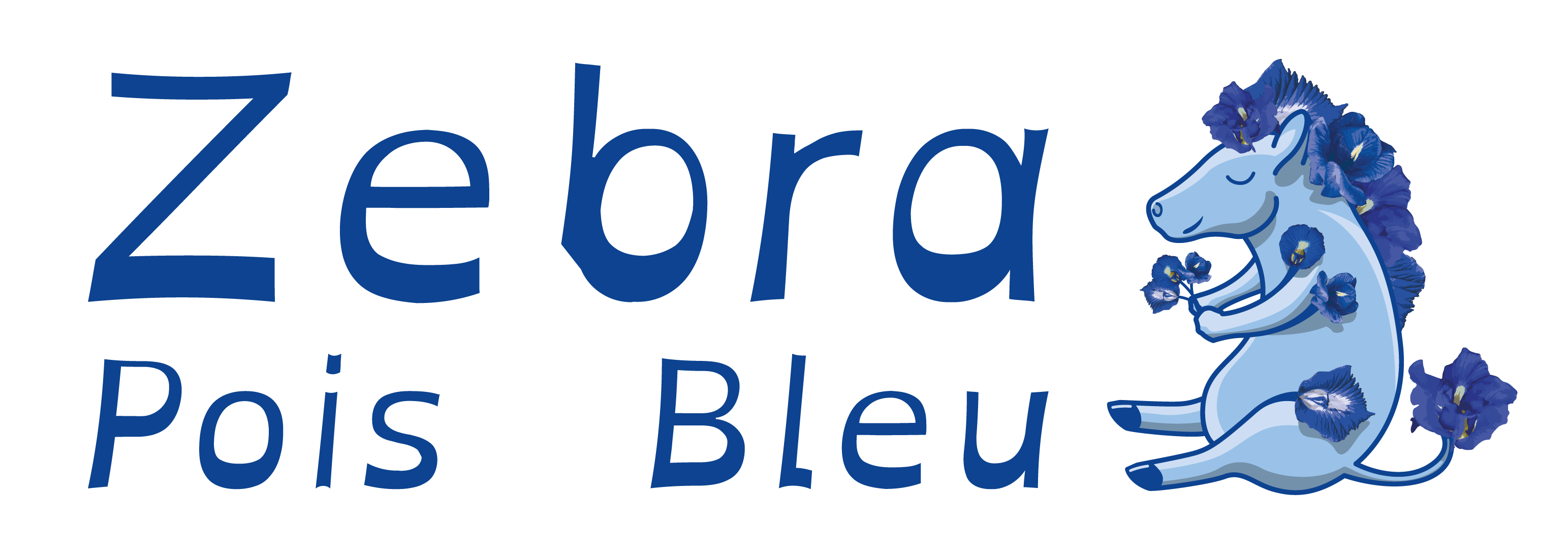 Logo ZEBRA POIS BLEU OpenDys