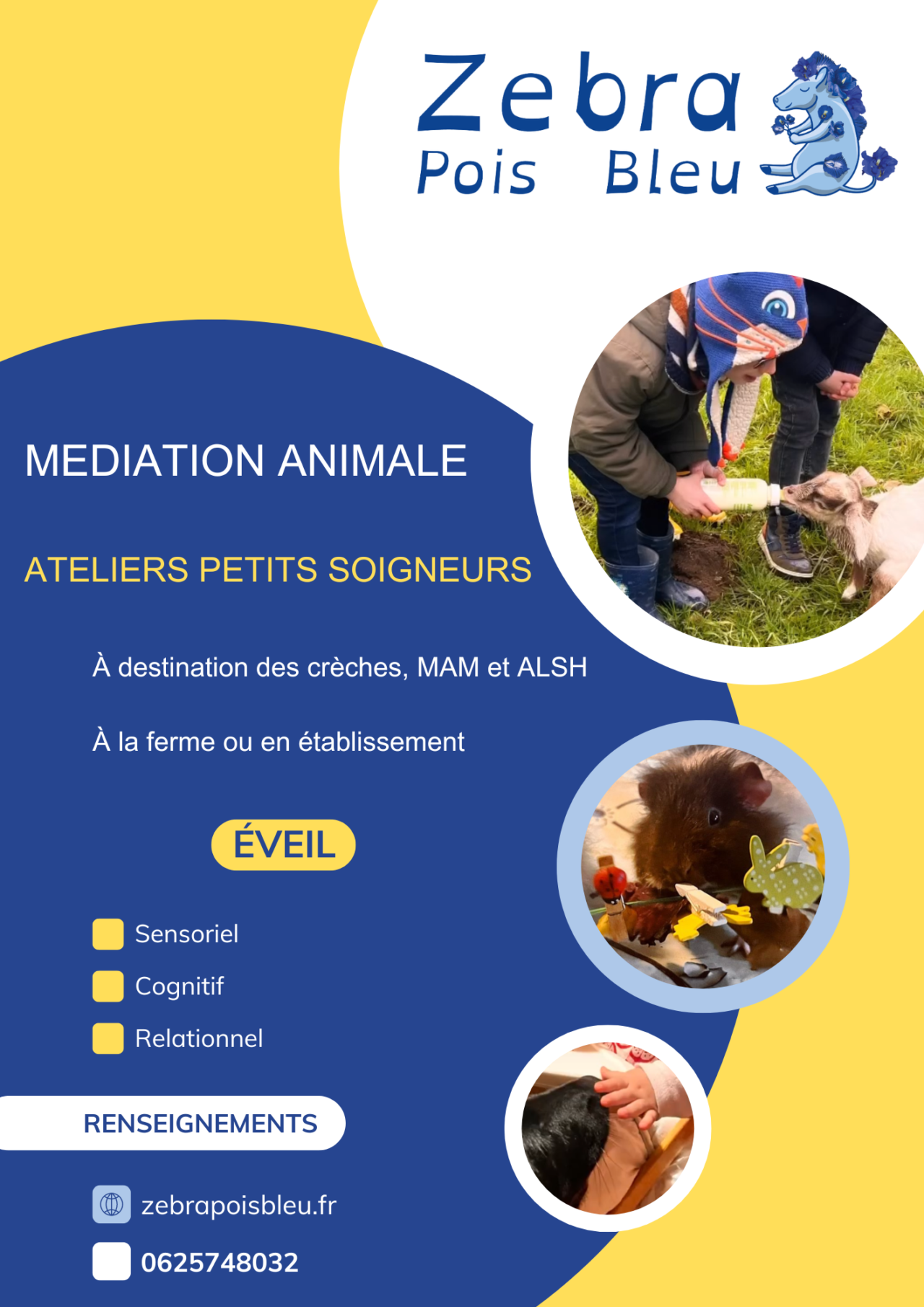 Médiation Animale : Ateliers Petits Soigneurs