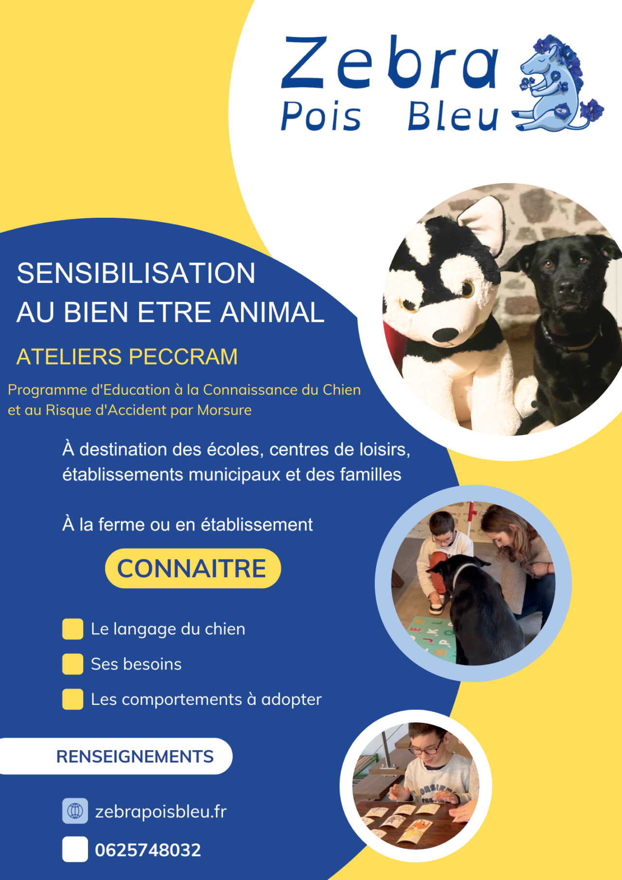 Sensibilisation au bien être animal